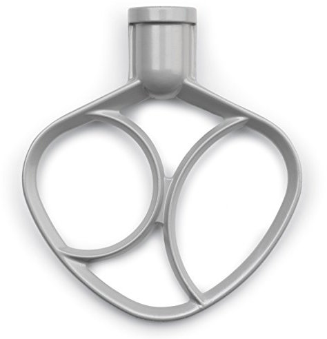 Smeg, Frusta Piatta SMFB01, Accessorio per Impastatrice, Realizzato in Alluminio, Ottima per Amalgamare Composti Meno Densi, Compatibile con Impastatrice Planetaria Smeg SMF01/02/03/13, 0,170 kg