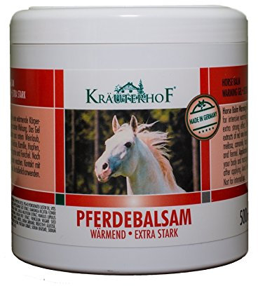 Kräuterhof Bálsamo de caballos gel de calentamiento extra fuerte 500ml