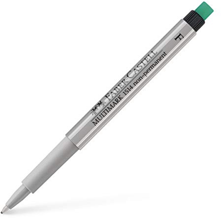 Faber-Castell 151499 - Marker Multimark F, non-permanent, schwarz, 1 Stück