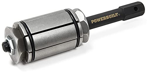 Powerbuilt Großes Endrohr-Expander Set, Auspuffrohre erweitern, rundes und justiertes Rohr, Auspuff Klemmrillen entfernen - 940404