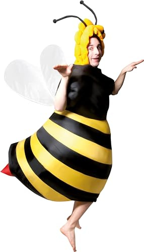 P'TIT CLOWN - Costume Gonflable - Déguisement Adulte - Unisexe - Pour Carnaval, Halloween et autres Fêtes Costumées - Facile à Enfiler - Gonflage Rapide - Polyester - Taille Unique