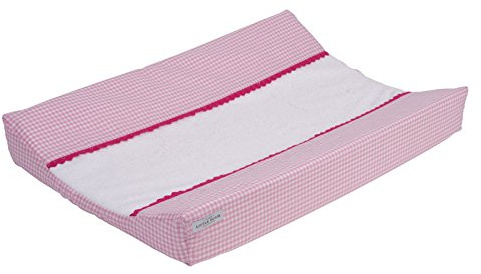 Little Dutch Wickelauflagenbezug Bezug für Wickelauflage rosa Vichy-Karo (45x70 cm)
