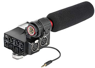 Saramonic MixMic ljudadapter och mikrofonkit – svart