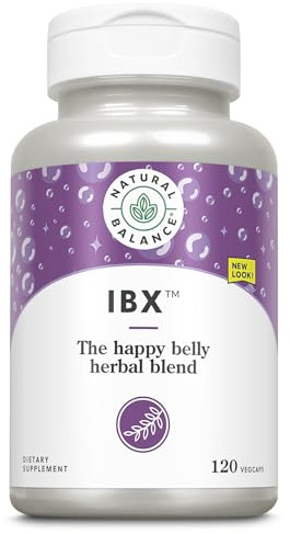 Natural Balance IBX Soothing Bowel Formula | Supports Digestive Health | 120 Veggie Caps