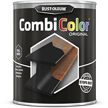 RUST-OLEUM 7375.0.75 Combicolor Original Spray, satin black-ral 9005