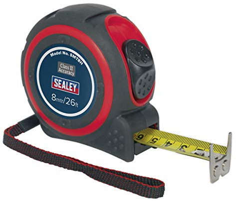 Sealey SMT8H - Metro a nastro in materiale resistente, 8 m/26 piedi