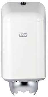 Tork Mini Innenabrollungsspender Weiß M1, Einhändige Bedienung, 200040