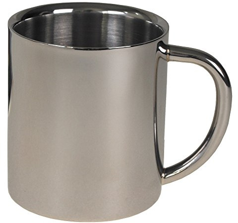 Tasse Edelstahl doppelwandig 0,25L