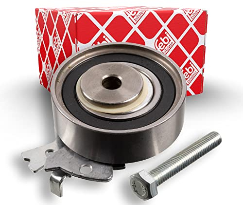 febi bilstein 06971 Spannrolle für Zahnriemen, mit Schraube, 1 Stück | Kompatibel mit: GM KOREA KALOS, KALOS Stufenheck, LANOS, LANOS Stufenheck, NEXIA, NEXIA Stufenheck, OPEL ASTRA F Cabriolet