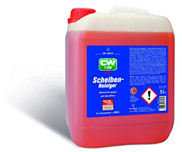 Dr. Wack CW1:100 Super Scheibenreiniger für die Scheibenwaschanlage, 5L