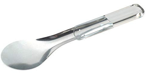 Piazza Spatola per Dolci e Gelato 25 cm In Acciaio Inox e plastica - Spatole Cucina Professionali per Gelaterie, Bar, Pasticcerie e Ristoranti dal Design Moderno Made in Italy