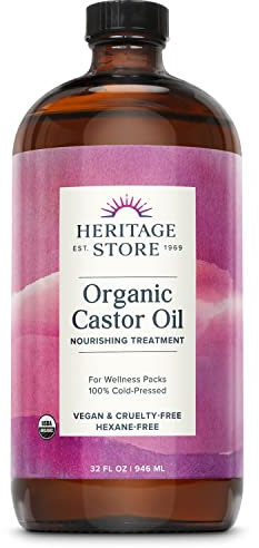 HERITAGE STORE Castor Oil Organic - 32 fl. oz. (946 ml)