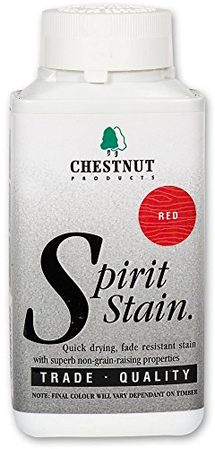 Chestnut SSRED250 Spirit Stain Red, 250ml