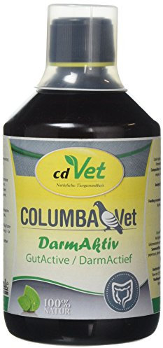 cdVet Naturprodukte COLUMBAVet DarmAktiv 500ml - Tauben - flüssiges Ergänzungsfuttermittel - Unterstützung nach Wurmkuren, Impfungen etc. - Verdauungsfördernd - wertvolle Milchsäurebakterien -
