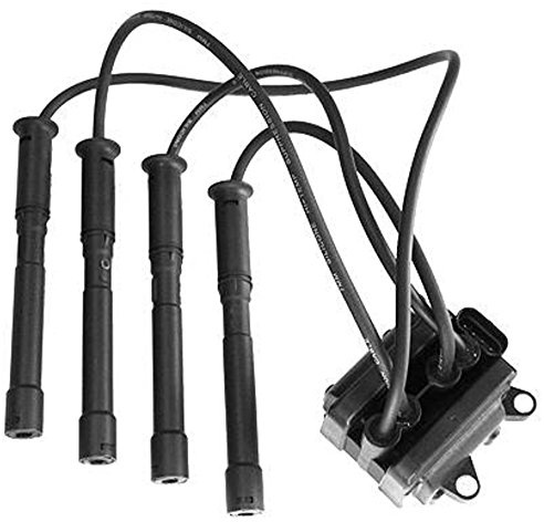 Mapco 80104 Zündspule inkl. Zündkerzenstecker | Kompatibel mit: RENAULT CLIO II, KANGOO, KANGOO Express, THALIA I, TWINGO I