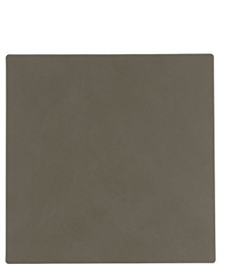 LindDNA Square Untersetzer aus Recyceltem Leder in der Farbe Anthrazit, Maße: 10cm x 10cm x 0,2cm, 981185