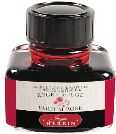 J.Herbin 13768T Tinte Fein Parfümierte mit rosenduft, 30 ml, rot