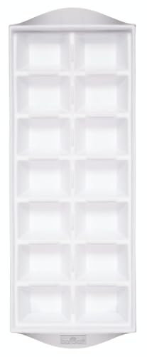 BarCraft Ice Cube Tray, 14 Ice Cubes, Plastic, 26 x 12cm, White