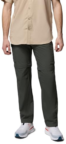 Columbia Mens RidgeÂ™ Silver Ridge Convertible Pant, Gravel, 38W x 32L US