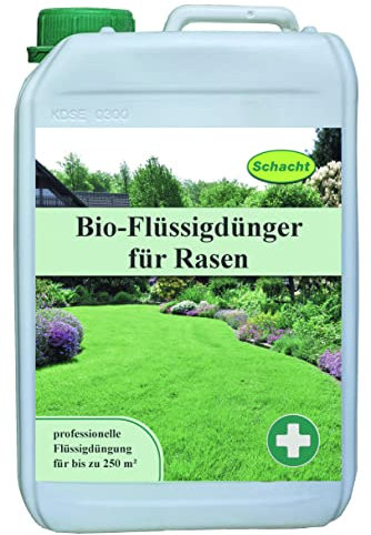 Schacht Bio-Flüssigdünger für Rasen, 2,5 Liter-Kanister