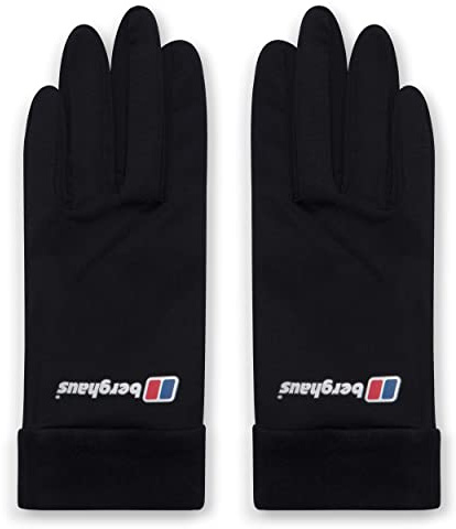 Berghaus Unisex Liner Insulated Touchscreen Compatible Gloves, Black, XL
