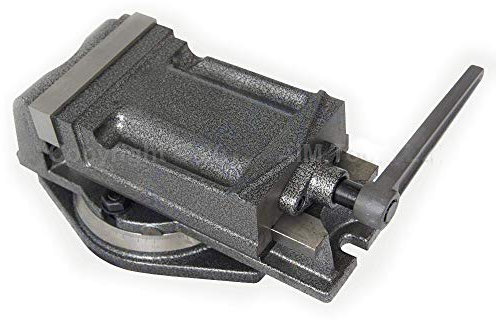 KATSU Morsa da Banco 5 125mm, Base Girevole di Precisione a 360 Gradi, Trapano a Colonna Radiale, Tornio e Fresatrice Morsetto per Meccanici e Ingegneri 4021545