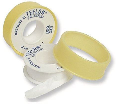 Acquastilla 113656 Nastro in Ptfe Teflon Uso Gas
