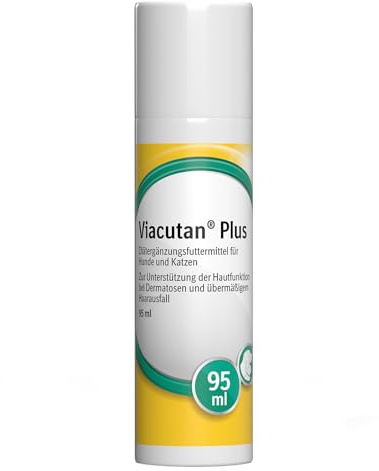 VIACUTAN® PLUS Unterstützung der Hautfunktion für Hunde & Katzen 95 ml | Doser - Diätergänzungsfuttermittel bei Dermatosen & übermäßigem Haarausfall