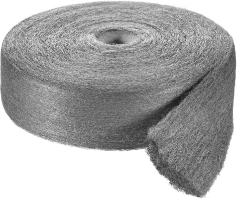 RAKSO Stahlwolle Reels 5kg grob 4, entfernt Öl, Fett auf Metall, reinigt Natur, Kunststein, Anschleifen von altem Holz