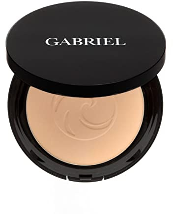 Gabriel Cosmetics - Cruelty-free, Vegan, Gluten-free, Non-GMO Pressed Mineral Foundation, Light Beige, 12g