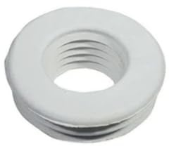 Morsetto per wc in gomma bianca 40mm x76mm (esterno)