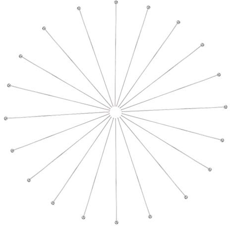 PandaHall 100 Stück Messing-Augennadeln Kopfnadeln Kugelkopfnadeln Ergebnisse Offene Augennadel für Ohrring Anhänger Schmuckherstellung Silber