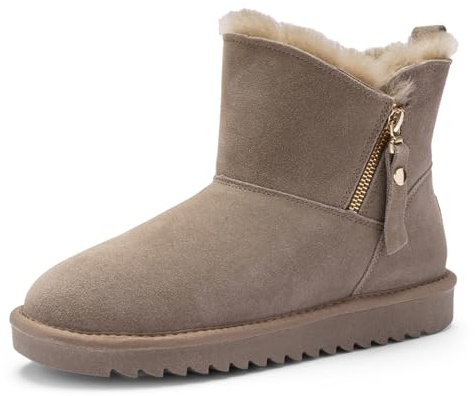ARA Damen Alaska Stiefelette, Taupe, 40 EU