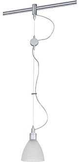 Paulmann Schienensystem Light&Easy Phantom Pendel Phil 1x40W G9 Titan/Satin 230V Metall/Kunststoff/Glas