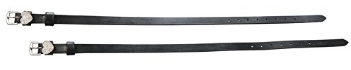 RIDING WORLD Unisex Erwachsene 922070 Sporenriemen, Schwarz, N/A