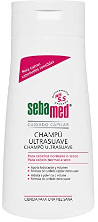 Sebamed Champú Ultrasuave 400ml - Champú con fórmula de cuidado capilar extra-suave para cuero cabelludo sensible y cabello normal a seco