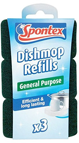 Spontex Recharge Dishmop matériel de 3 par lot