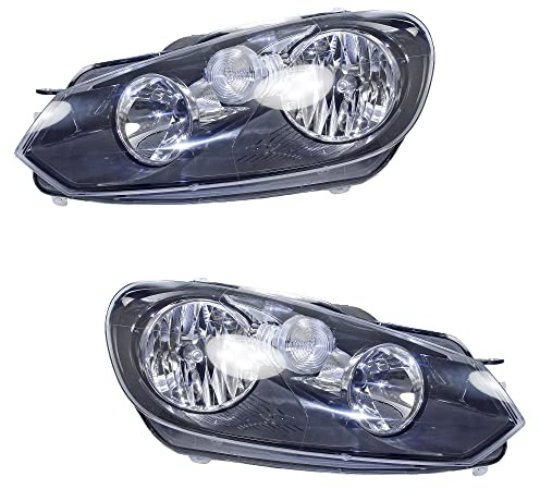 BESTPRICE ATP 2x Hauptscheinwerfer vorne links + rechts Frontscheinwerfer, | Kompatibel mit: VW GOLF VI, GOLF VI Cabriolet, GOLF VI Variant