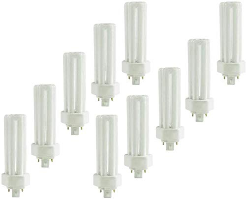 Circle (10 Pack PLT-32W 850, 4 Pin GX24Q-3, 32 Watt Triple Tube, Compact Fluorescent Light Bulb…