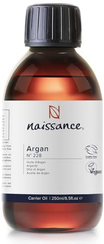 Naissance Marokkanisches Arganöl (Nr. 228) - 225ml - Argan Oil für Haare, Gesicht, Haut, Bart & Nagelhaut