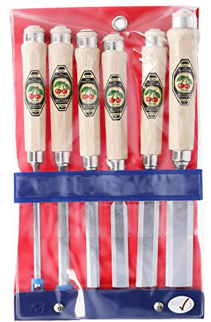 Kirschen 1112000 - Set di scalpelli con manico in corno, 6 pezzi, colore: beige/argento