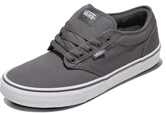 Vans Men's Atwood Trainers, Grey Canvas Pewter White, 7 UK