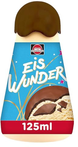 Schwartau Eiswunder Schokolade Eisglasur, knackige Schoko-Eiskruste, 125 ml Flasche | Für Eis, Desserts & Früchte | Einfach dosierbar | Ideal für zuhause & besondere Genussmomente | Handliche Flasche
