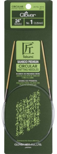 Clover Bamboo Circular Knitting Needle 24 1