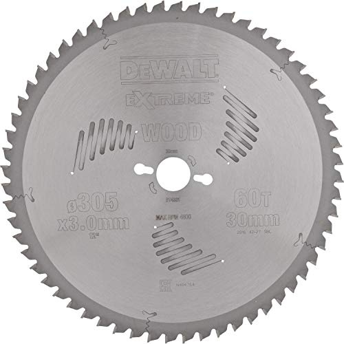 DeWalt DT4331-QZ - Hoja para sierra circular estacionaria 305x30mm 60D