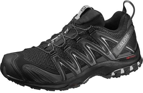 Salomon XA Pro 3D Herren Trailrunning- und Wanderschuhe, Outdoor-bereit, Grip, Langlebiger Schutz, Black, 46 2/3