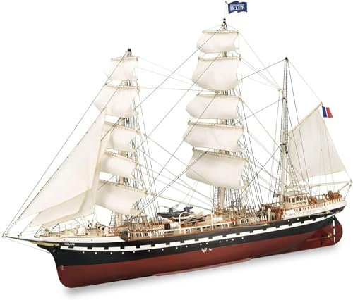 Artesanía Latina 22519 - Schiffsmodell aus Holz - Französisches Schulschiff Belem - Maßstab 1:75 - Größe 1:75 - Typ der Farbe Holz - Modellbausatz zum Bauen