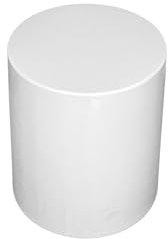 Kloris Zylindrische Säule Sweet Table Aufsteller für innen und außen Kunststoff Höhe 40 cm Durchmesser 35 cm weiß Made in Italy