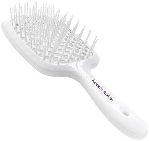 Rock & Ruddle Shower Power Hair Brush | Detangles Wet Hair & Distributes Product Evenly | Massages & Stimulates Scalp to Promote Hair Growth for All Hair Types
