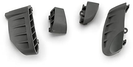 Puig 20872N Ersatzteile für Gummiteil Set Sturzpad Pro 2.0 Schwarz